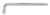 Beta Tools 96BPINOX/2 Stainless Steel Ball End Hex Key, 2mm