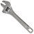 Beta Tools 111E/200 Adjustable Wrench w/ Scale, Chrome, 8"