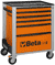 Beta C24S/6-O Roller Tool Cabinet, Orange - Ships by Truck