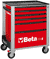 Beta C24S/6-R Roller Tool Cabinet, Red - Ships Truck