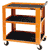 Beta Tools C51-O Easy Trolley 3-Shelf Shop Cart, Orange
