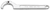 Beta 99SQ/15-35 Adjustable Hook Wrench, Square Nose, 15-35mm