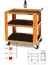 Beta Tools C51-G Easy Trolley 3-Shelf Shop Cart, Grey
