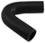 Black Silicone Hose, 1 1/2" I.D. 135 degree Elbow, 4" Legs