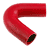 Red Silicone Hose, 2" I.D. 135 degree Elbow, 4" Legs