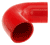 Red Silicone Hose, 2 3/4" I.D. 135 degree Elbow, 4" Legs