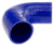 Blue Silicone Hose, 3.00" I.D. 135 degree Elbow, 4" Legs