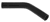 Black Silicone Hose, 5/8" I.D. 45 degree Elbow, 4" Legs