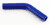 Blue Silicone Hose, 3/4" I.D. 45 degree Elbow, 4" Legs
