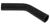 Black Silicone Hose, 7/8" I.D. 45 degree Elbow, 4" Legs