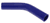 Blue Silicone Hose, 1" I.D. 45 degree Elbow, 4" Legs