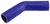 Blue Silicone Hose, 1 1/4" I.D. 45 degree Elbow, 4" Legs
