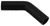 Black Silicone Hose, 1 3/16" I.D. 45 degree Elbow, 4" Legs