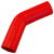Red Silicone Hose, 1 3/8" I.D. 45 degree Elbow, 4" Legs