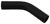 Black Silicone Hose, 1 5/8" I.D. 45 degree Elbow, 4" Legs