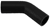 Black Silicone Hose, 2" I.D. 45 degree Elbow, 4" Legs