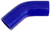 Blue Silicone Hose, 2 1/4" I.D. 45 degree Elbow, 4" Legs