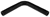Black Silicone Hose, 1/2" I.D. 90 degree Elbow, 6" Legs