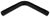 Black Silicone Hose, 5/8" I.D. 90 degree Elbow, 6" Legs