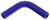 Blue Silicone Hose, 5/8" I.D. 90 degree Elbow, 4" Legs