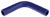 Blue Silicone Hose, 1" I.D. 90 degree Elbow, 6" Legs