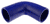 Blue Silicone Hose, 2 3/4" I.D. 90 degree Elbow, 6" Legs