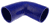 Blue Silicone Hose, 3 3/4" I.D. 90 degree Elbow, 6" Legs