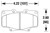 Hawk Brake Pad: 76-97 Toyota / Lexus Trucks, SUVs (D502)