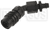 Quick-Disconnect Socket to 3/8" Push Lock Hose Barb, 45° Blk