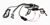 AiM ACC3 Split Harness 3, 3x M + 2x F 712 + Pwr/Gnd