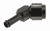 6AN Female to 8mm Barbed Adapter - Black - 45 degree