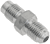 OBP 4AN to 7/16-20 Inverted Flare Brake Adapter, 1.38"