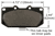 PFC Racing Brake Pad, 90-96 Nissan 300ZX, Subaru STi 4-pot