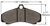 PFC Racing Brake Pad, Porsche GT-2 and GT-3 Cup w/6-Pot