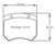 Pagid 1363 Brake Pad, FF, F2000 Lockheed LD20 (CP2399, D5)
