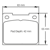 Pagid 3102 Brake Pad, FF, Formula Mazda, Girling 14LF (D44)
