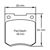 Pagid 3190 Brake Pad, Girling 14LF/1 (D51, GD535)