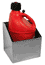 Pit Pal Trailer Fuel Jug Rack - for One