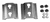 Pit Pal Key Punch Bracket Kit (Set of 2)