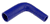 Blue Silicone Hose, 1 1/2 x 1" 90 deg. Reducing Elbow