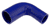 Blue Silicone Hose, 2 1/2" x 1 3/4" 90 deg. Reducing Elbow