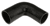 Black Silicone Hose, 2 1/2" x 2 1/4" 90 deg. Reducing Elbow