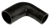 Black Silicone Hose, 2 3/4" x 2.00" 90 deg. Reducing Elbow