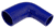 Blue Silicone Hose, 2 3/4" x 2.00" 90 deg. Reducing Elbow