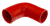Red Silicone Hose, 2 3/4" x 2 1/2" 90 deg. Reducing Elbow