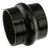 Black Silicone Hump Hose, 4 1/2 inch ID