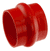 Red Silicone Hump Hose, 4 1/2 inch ID