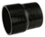 Black Silicone Hose, 4.00 x 3 1/2 inch ID Straight Reducer