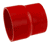 Red Silicone Hose, 4 1/2 x 4.00 inch ID Straight Reducer