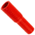 Red Silicone Hose, 1 1/8 x 7/8 inch ID Straight Reducer